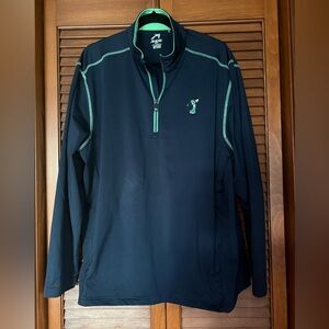 Disney Mickey mouse logo Xlarge men's quarter zip golf pullover.